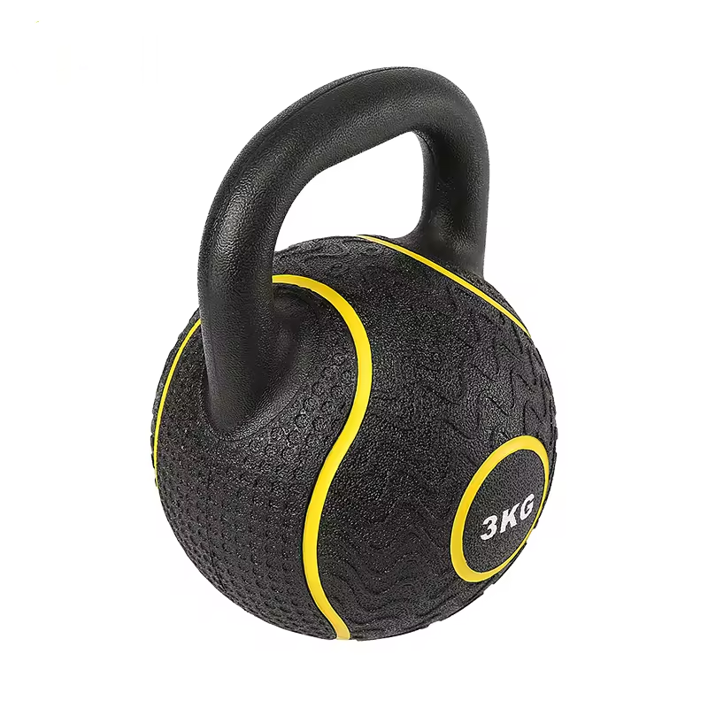 Premium Quality Gym Rubber Kettlebell 8kg for Strength Training Competition Kettlebell