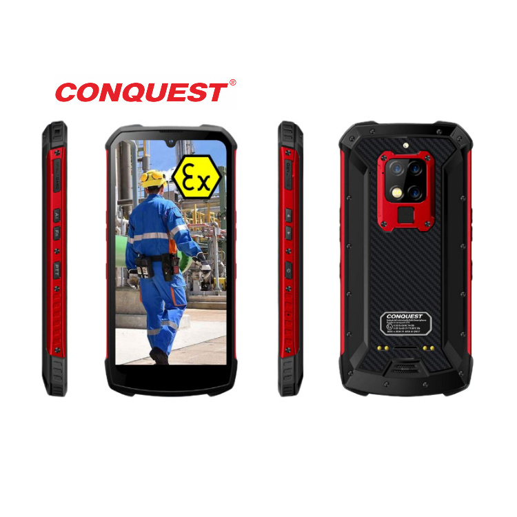 IP68 waterproof Android 9.0 rugged mobile phone 8+128GB Explosion Proof industrial intrinsically safe mobile phones dustproof