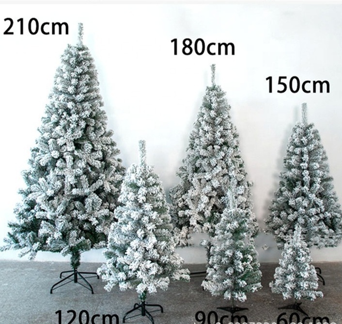 2024 snowing christmas tree with umbrella base artificial tree other christmas decorations with ornaments