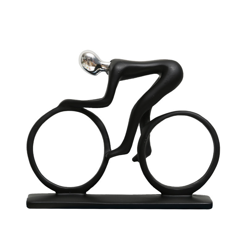 statue of man sports bike shooting kung fu baseball golf football tennis Ping Pong figures