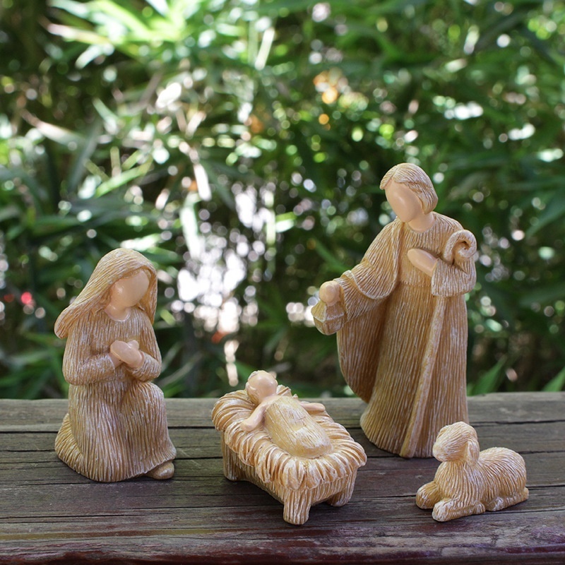 nacimiento navideno de baby jesus one set 10pcs statues christian sculpture art