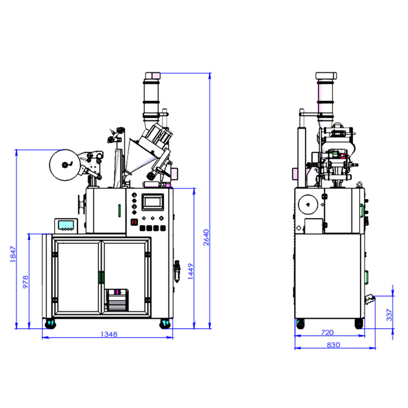 Ultrasonic Sealing  cold brewing coffe packing machine drip coffee filling sealing machine