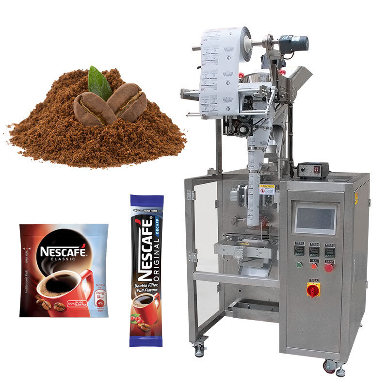 High Speed Automatic Vertical 1g-350g Instant Coffee Packaging Machine Curry VFFS Coffee Powder Packing Machine