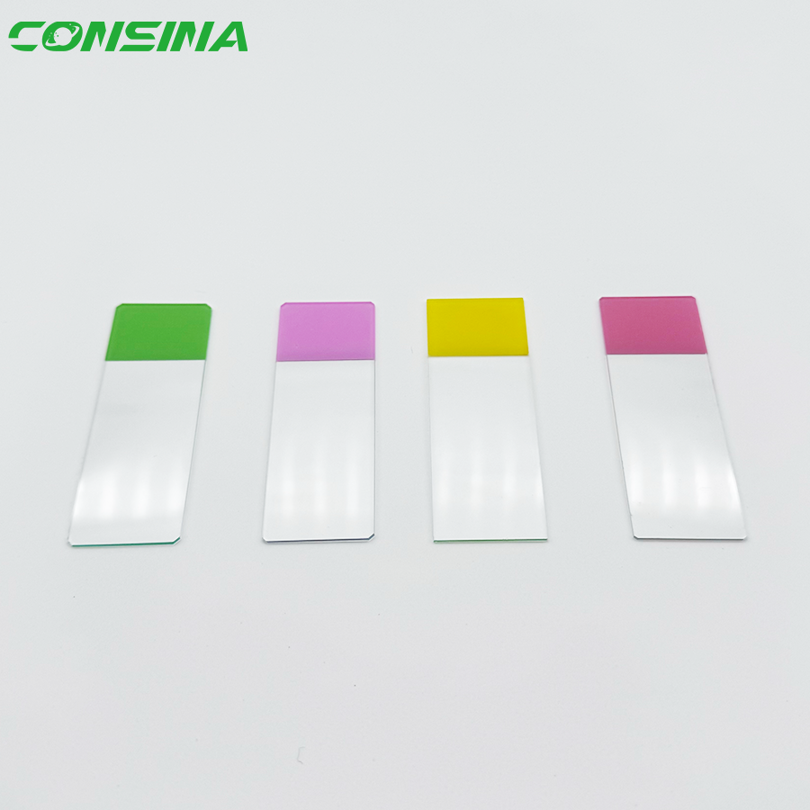 Laboratory Consumable Glass Microscope Slides Clips Colored Frosted Prepared Microscope Slides 7109