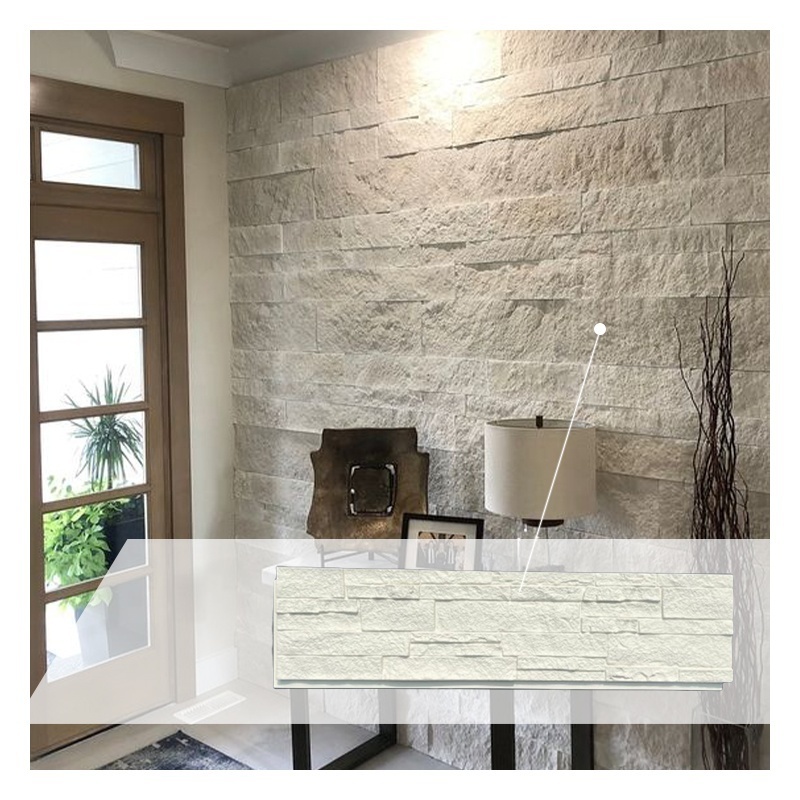 High Quality Wall Panel PU 3D Rock Stone Waterproof Polyurethane Fake Stone