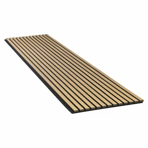 Hot Sale Pet Felt Wood Slat Acoustic Wall Panels Sound Absorbing for Wall and Ceiling