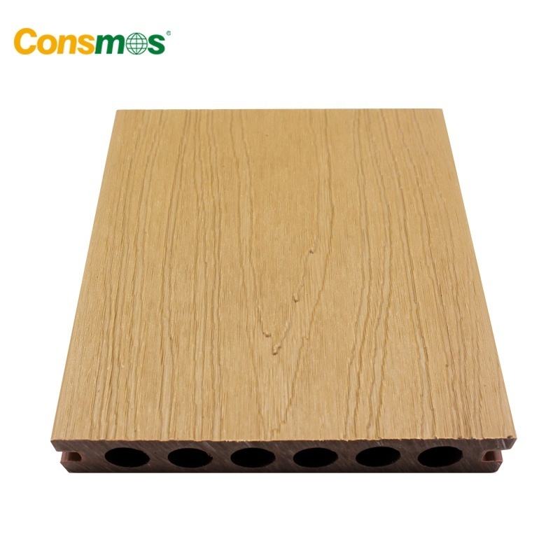 Exterior Co-extrusion Waterproof Groove Wood Plastic Composite WPC Flooring Decking