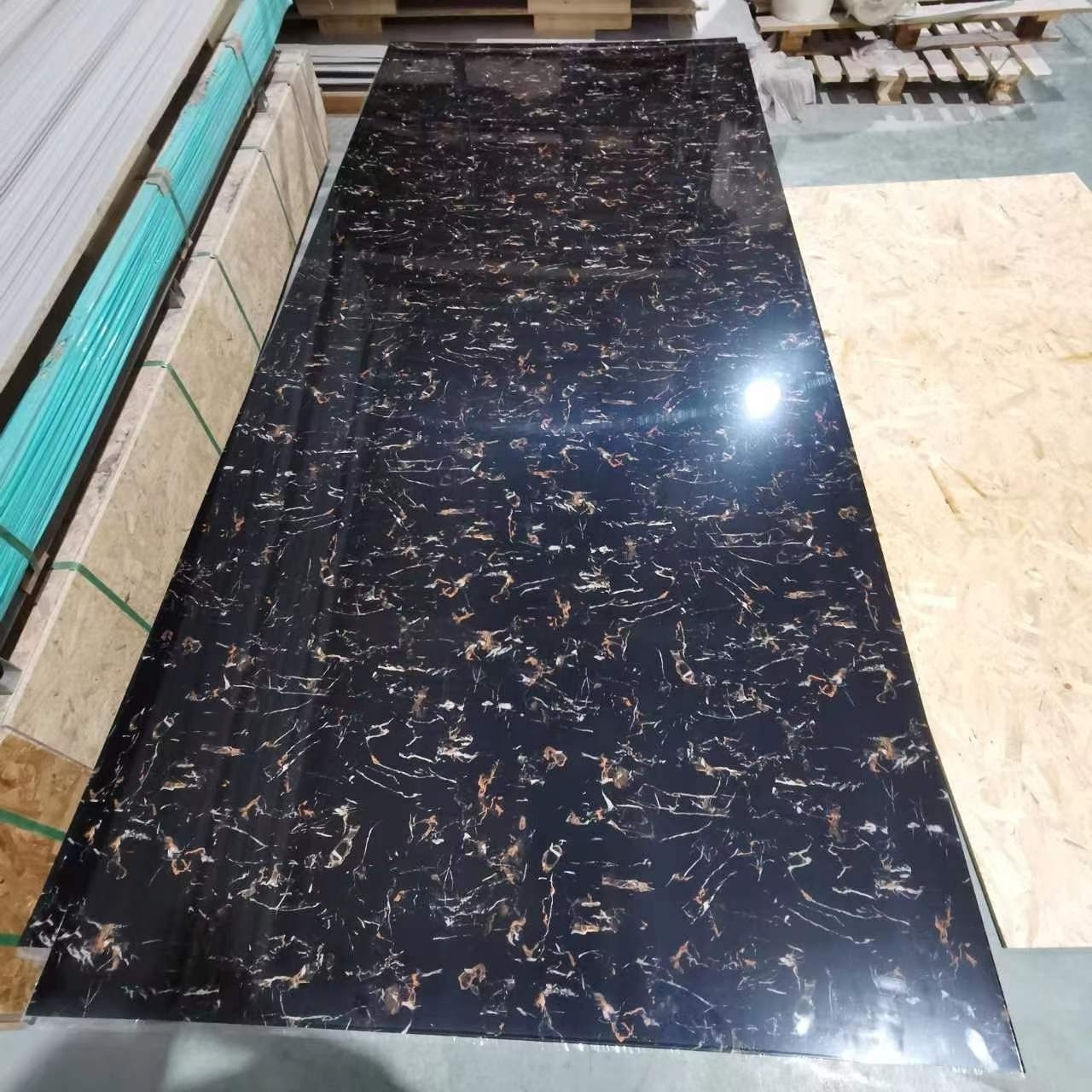 PVC marble sheet waterproof for Interior Wall Decoration