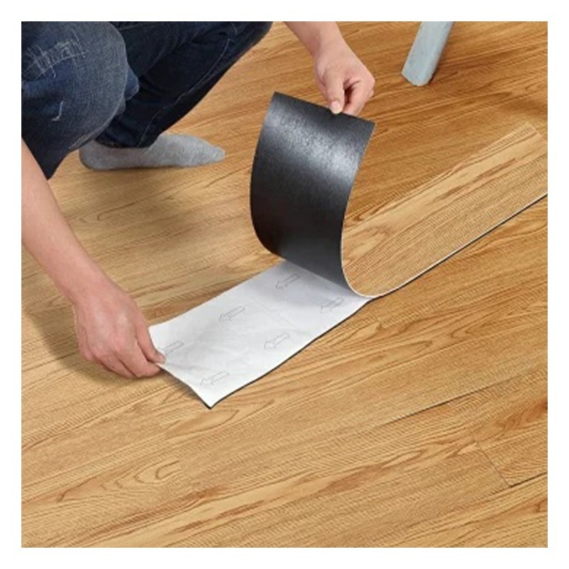 Hot Sale Waterproof 1.2mm Resistant Self Adhesive LVT Vinyl Glue Down Flooring