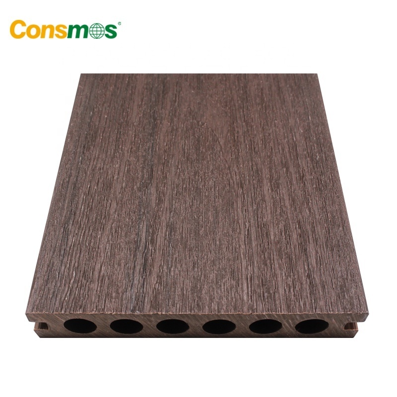 Exterior Co-extrusion Waterproof Groove Wood Plastic Composite WPC Flooring Decking