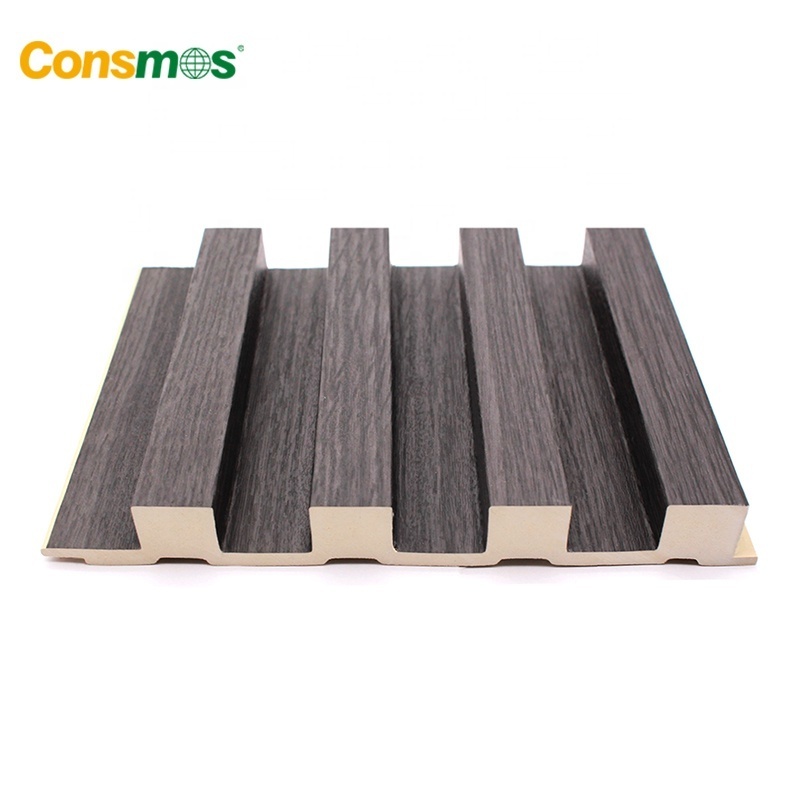 Waterproof Wood Plastic Composite 3D PVC WPC Wall Paneling Plank