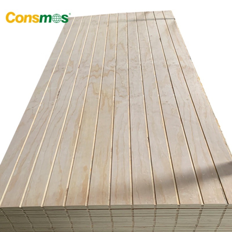 Consmos 12mm 15mm 18mm U W V T1-11 Tongue and Groove Pine Plywood