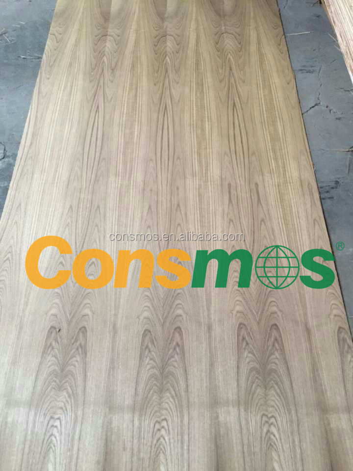 Teak Red oak Cherry ash Veneer Parota Laminated Fancy Plywood Tzalam faced MDF  for Furniture and Stairs