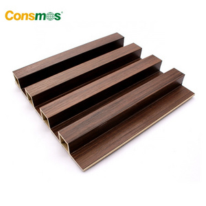 Wooden Grain Wood Plastic Composite WPC Wall Panel Siding for Interior Decoration