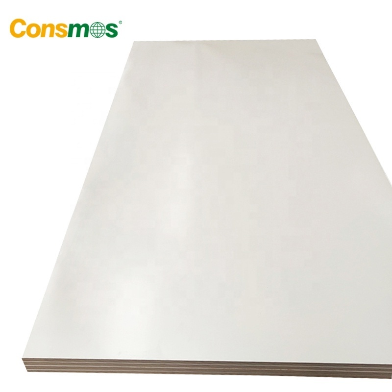 1220mm*2440mm 18 mm white color melamine laminated plywood sheet