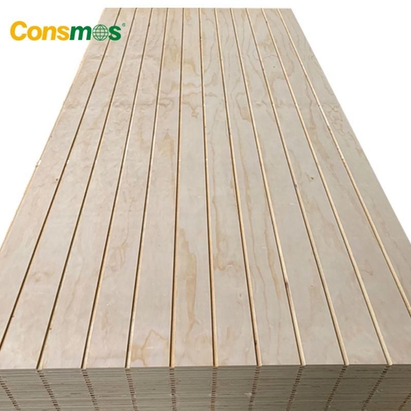 Consmos 12mm 15mm 18mm U W V T1-11 Tongue and Groove Pine Plywood