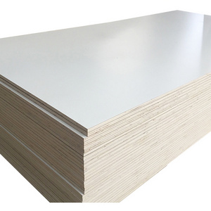 High quality 1220*2440 high glossy white/grey melamine laminated plywood for furniture