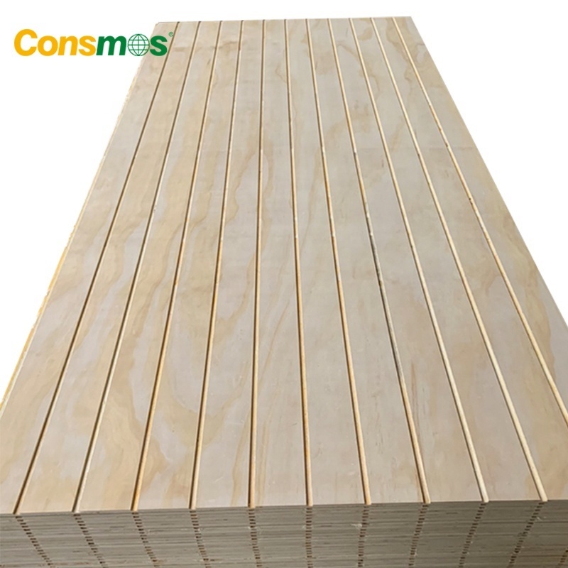 Consmos 12mm 15mm 18mm U W V T1-11 Tongue and Groove Pine Plywood