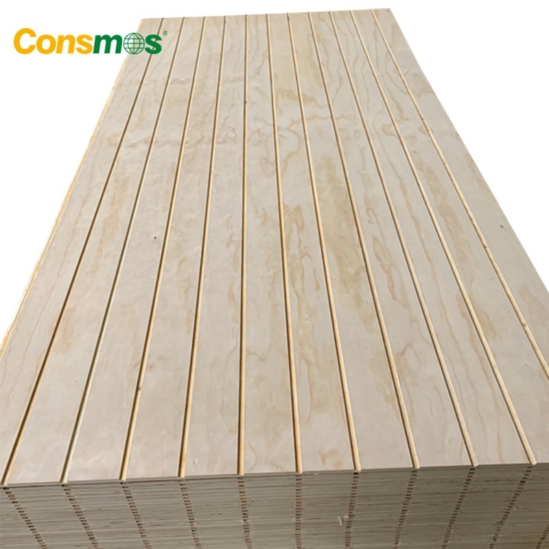 Consmos 12mm 15mm 18mm U W V T1-11 Tongue and Groove Pine Plywood