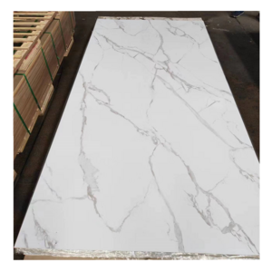 Consmos Hot Prdocut Waterproof SPC Wall Panel UV Marble Sheet for Interior Decoration