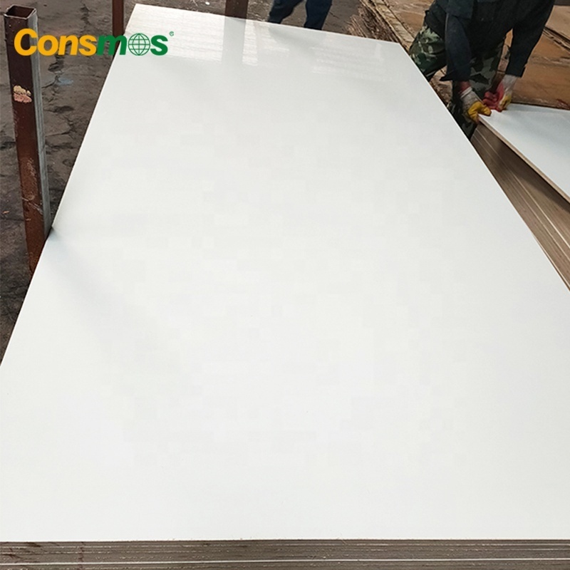 Wholesale white fireproof e1 glue poplar HPL plywood formica board