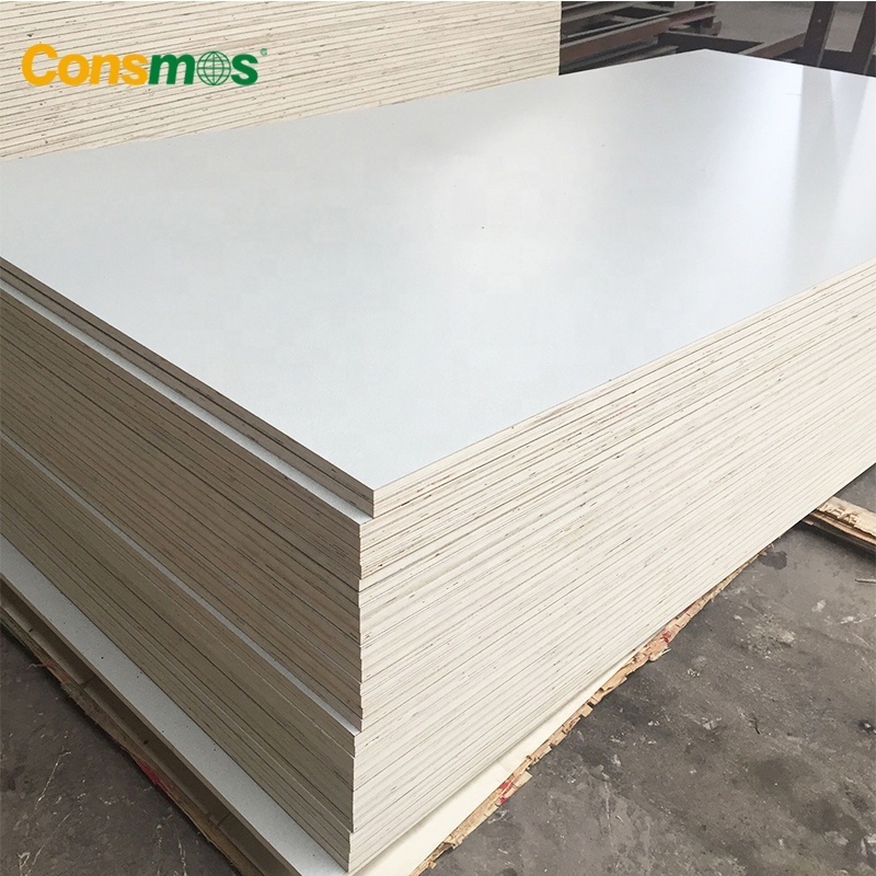 Wholesale white fireproof e1 glue poplar HPL plywood formica board