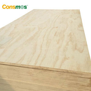 Factory direct 18mm 12mm 10mm pine commercial plywood for furniture with FSC