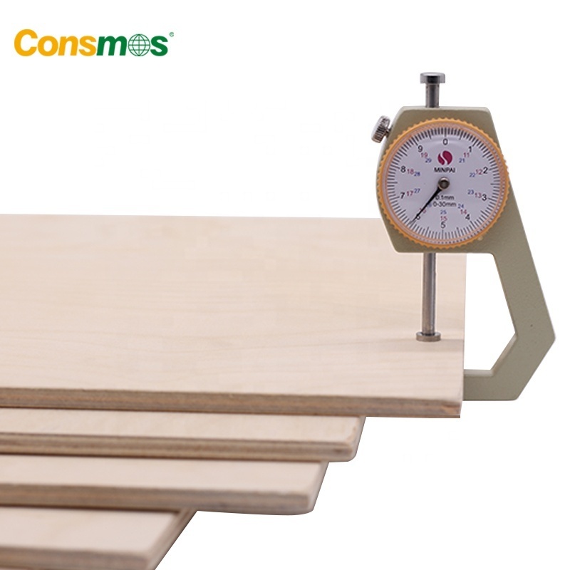 Consmos natural birch plywood kitchen cabinets prefinished birch plywood