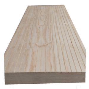 Consmos Tongue and Groove Plywood Roof Panel/Slot Pine Plywood/Grooved Plywood Pine For Chile Market