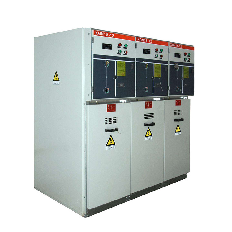 medium voltage metal-clad hxgn15-12 fully gas insulated mv switchgear outdoor