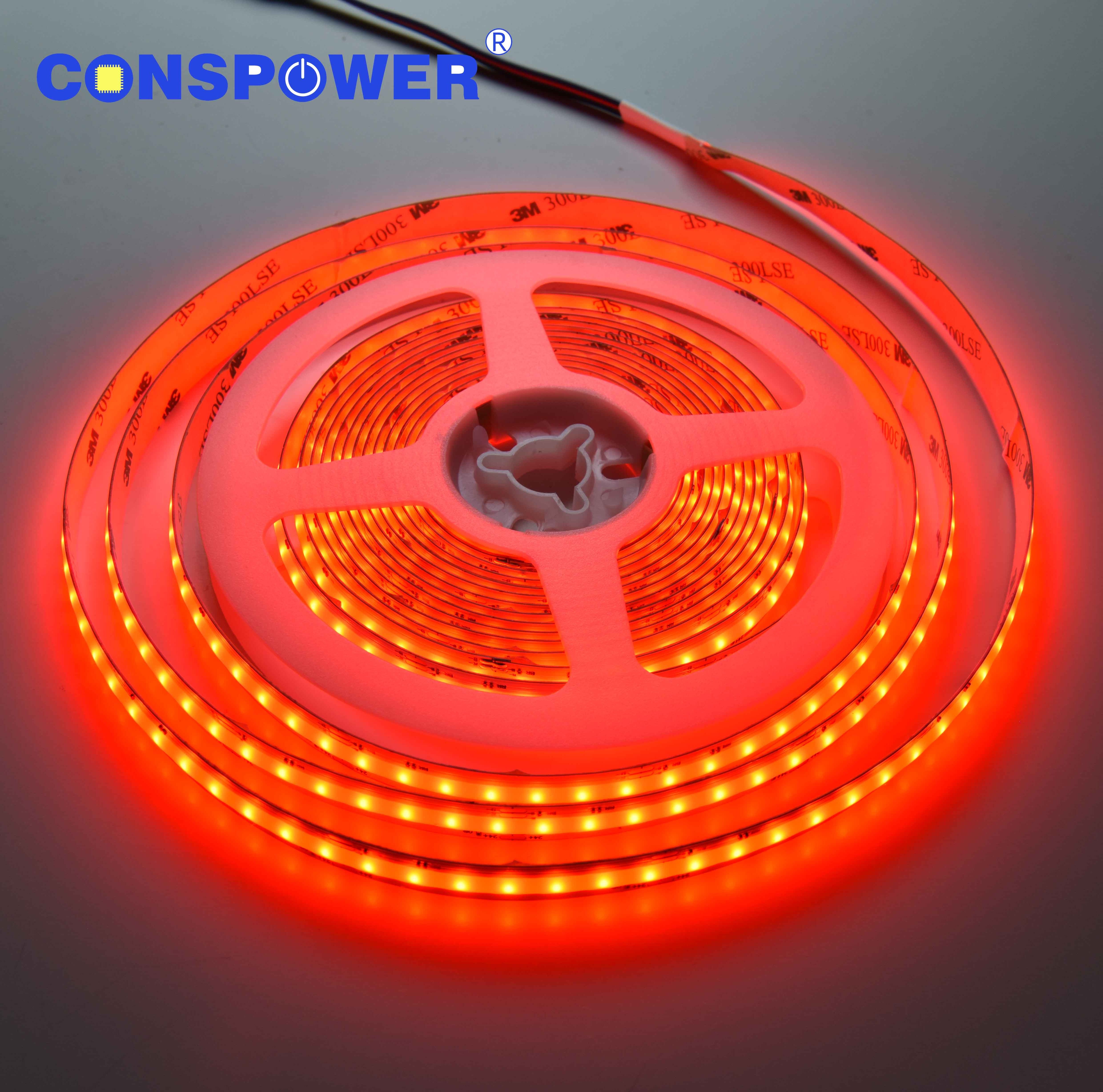 Led Tape Light 24V 10W/M IP20 10mmPCB 420LEDS/M RGB COB LED Strip Led Indoor Light