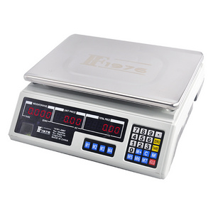 FF1976-209F  LED Dual-display 40kg/5g Fruit commercial balance Electronic Price Counting Scale digital weighing scale