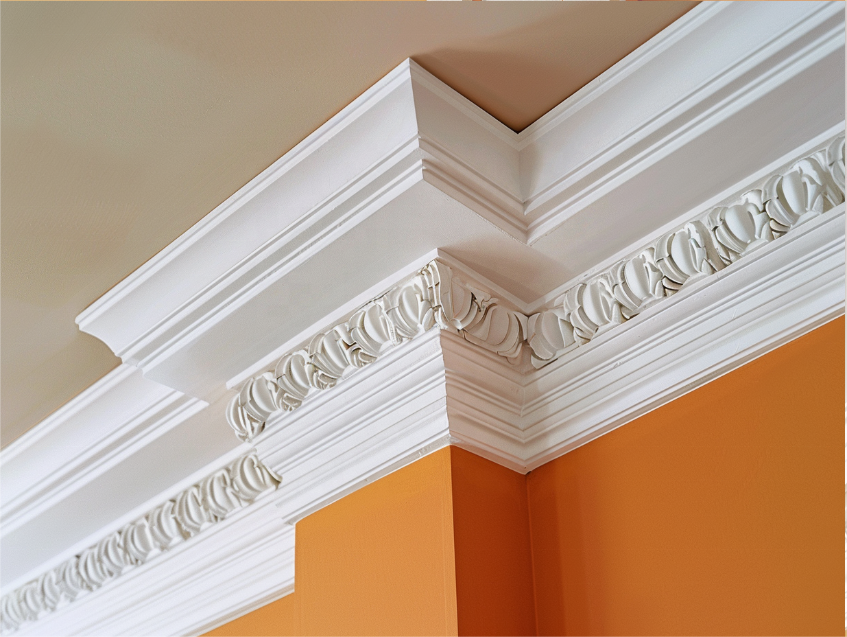 2024 New Arrival Cornice Waterproof Living Room Decorative Ceiling Molding