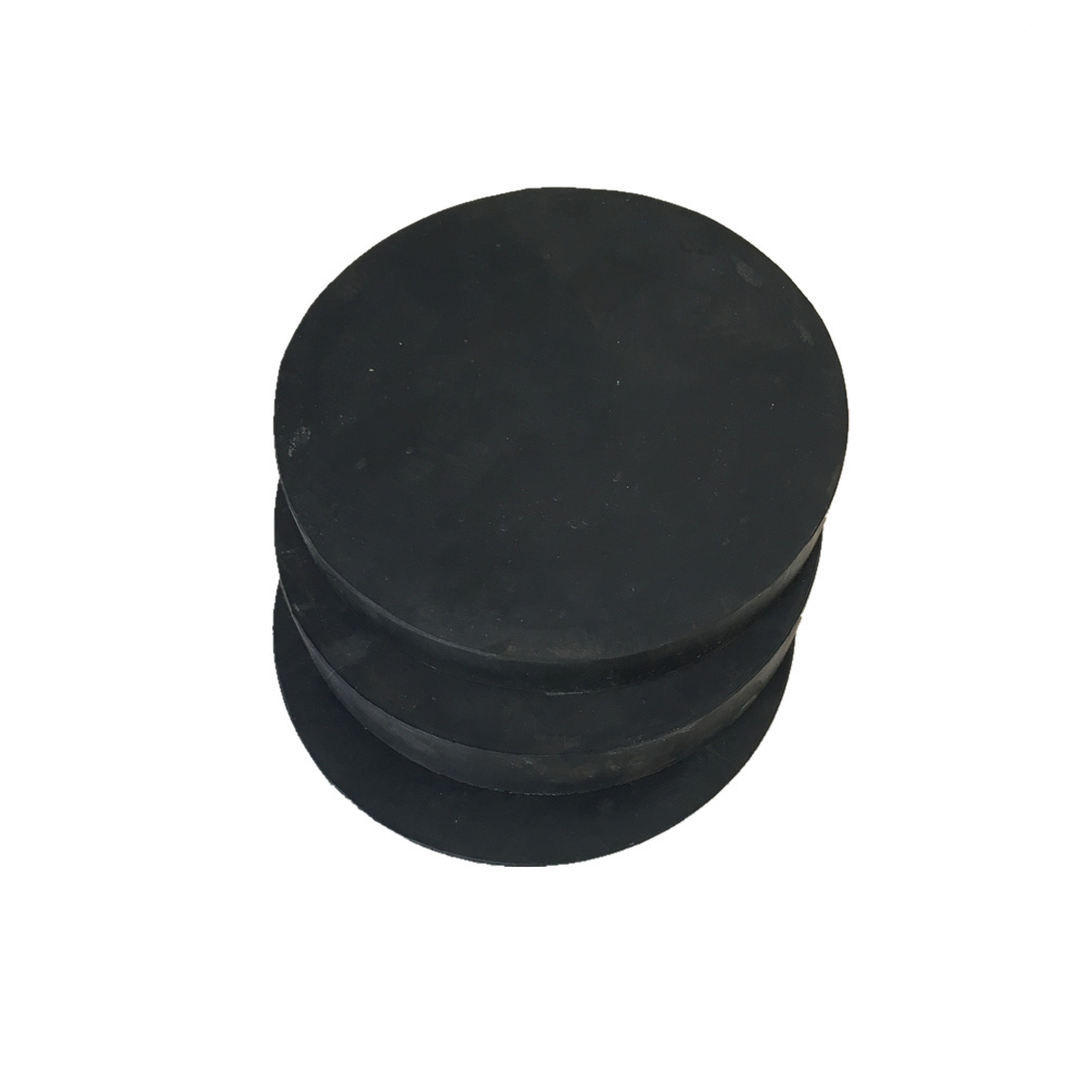 Rubber elastomer bearing pad for bridge