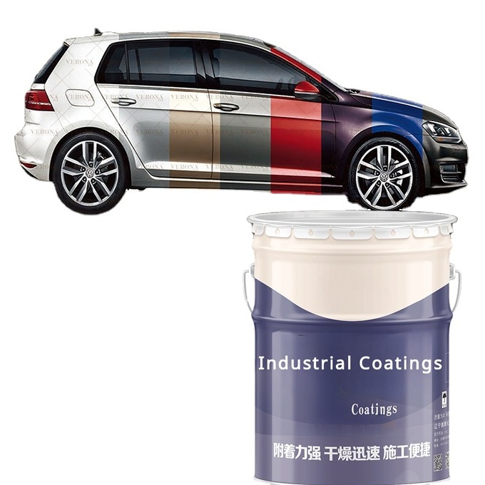 Wholesale Price 2K Solid Car Auto Paint High Gloss Car Acrylic Paint Refinish Automotive Reoair Base Spray Coat Paint