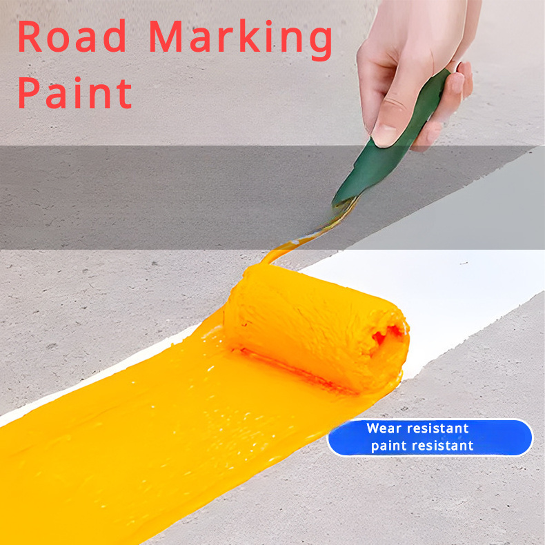 Reflective Thermoplastic Hot-melt Road Coating  Abrasion resistant  Luminescent Acrylic Road Marking Paint