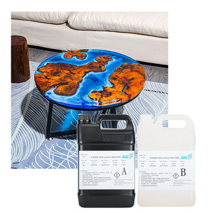 High Permeability 3:1 Clear Transparent Liquid Diy Crystal Epoxy Resin Ab Adhesive AB Glue Resin Epoxy for Resin River Table