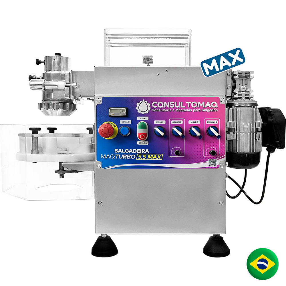 Compact Forming and Encrusting Maqturbo 5.5 MAX indian snacks making machine coxinha machine kibbeh automatic machine