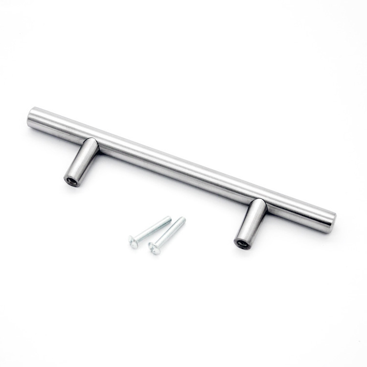 Wholesale Furniture Hardware T Bar Shape Stainless Steel Handle, High Quality Cabinets Hardware stainless steel solid handle