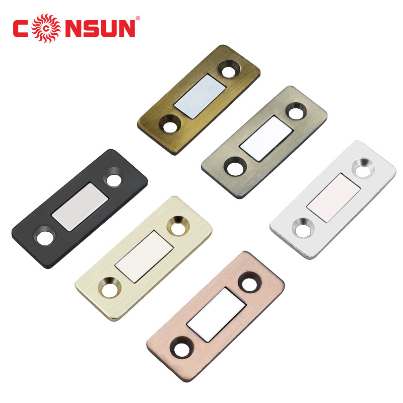 Furniture Fittings Thickened Stainless Steel Solid Magnetic Catcher Door control cabinet drawer storage cabinet lock