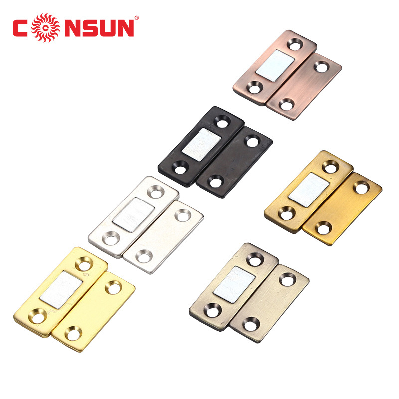 Furniture Fittings Thickened Stainless Steel Solid Magnetic Catcher Door control cabinet drawer storage cabinet lock