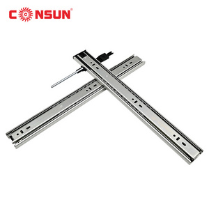 CONSUN Drawer glide parts undermount interlock slide or anti tilt drawer slides sliders