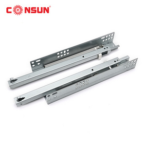 undermount full extension drawer slide telescopic channel drawers undermount concealed drawer slide