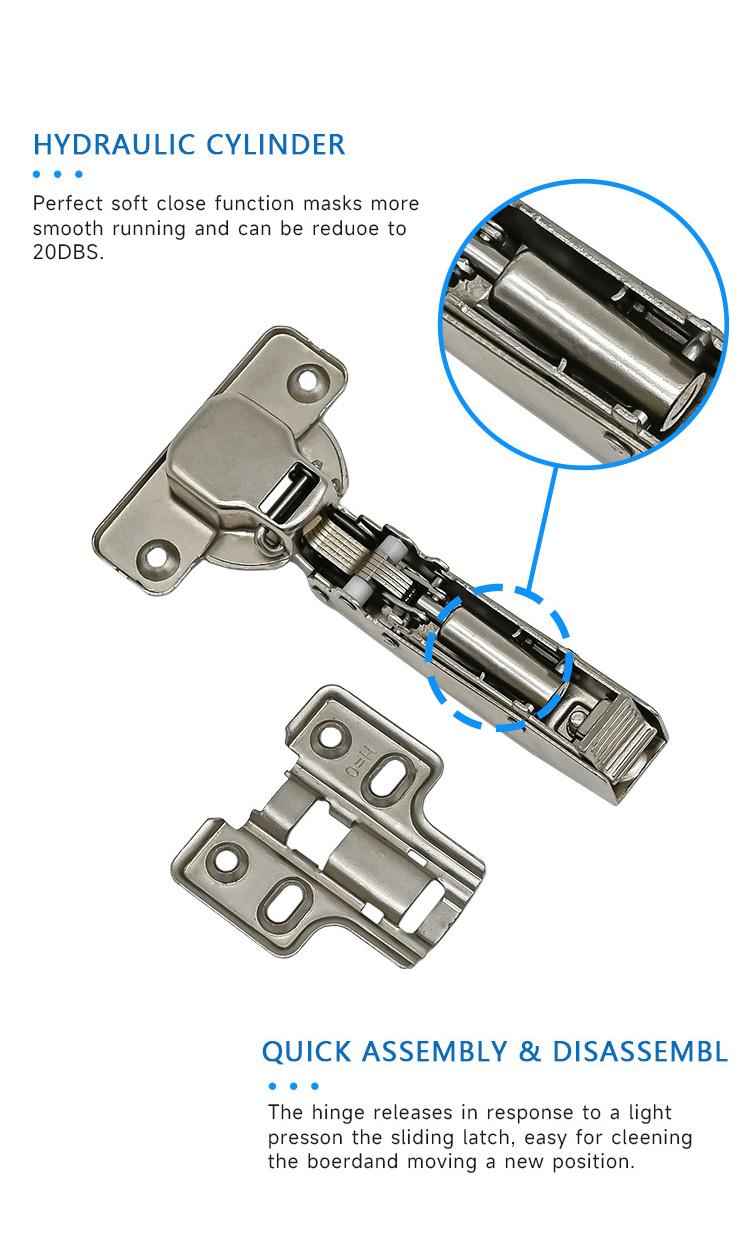 CONSUN Cabinet Hinge Concealed Adjustable Soft Close Hinges Hydraulic Furniture Hing Cabinet Door