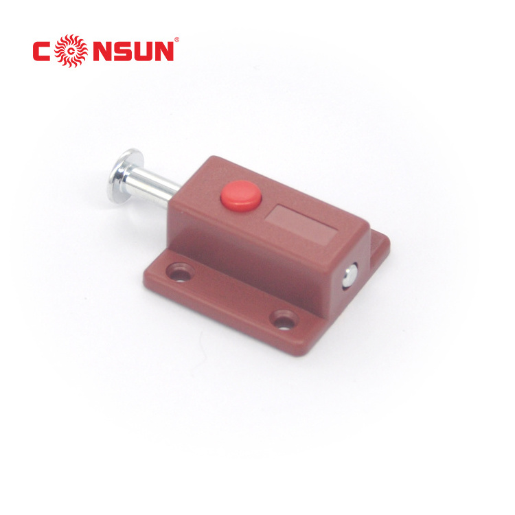 CONSUN Furniture plastic cabinet door magnetic catcher push to open latch