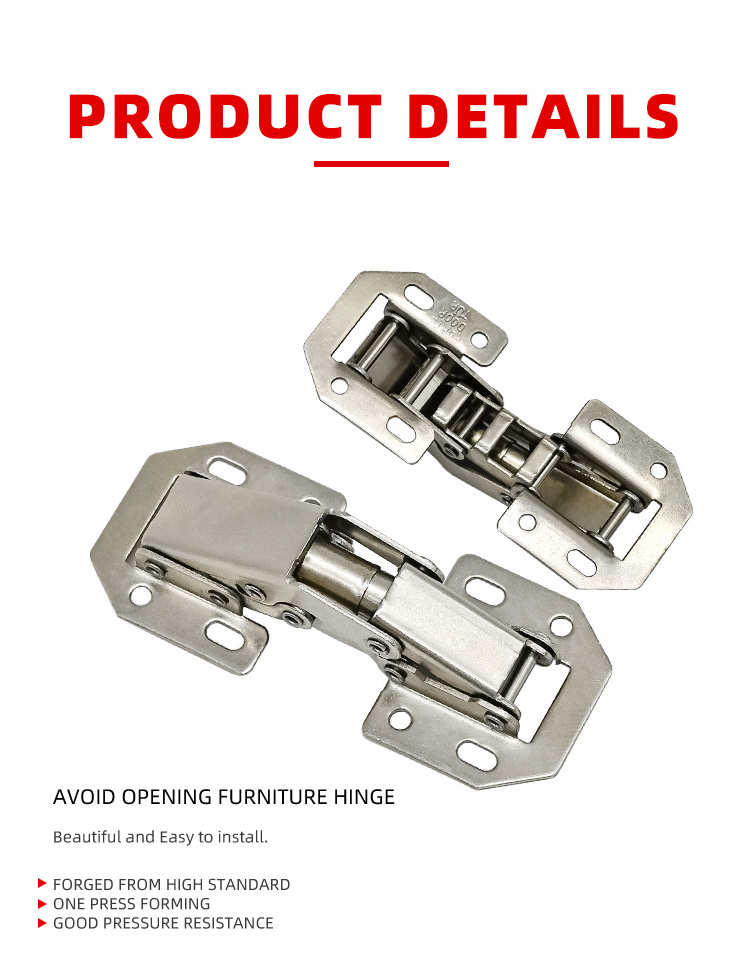 3 inch Special frog concealed 90 degree Hinges Cabinet furniture hinge