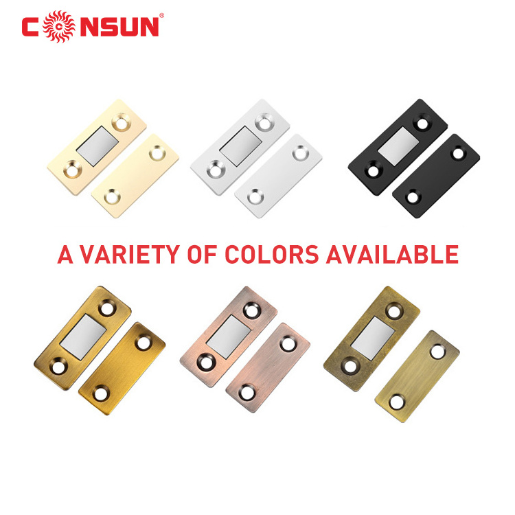 CONSUN Furniture Fittings Thickened Stainless Steel Solid Cabinet Door Magnetic Catcher Door Catch Door Magnetic Catch