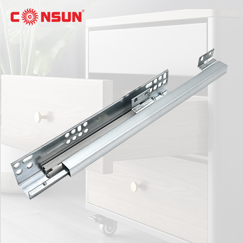 undermount full extension drawer slide telescopic channel drawers undermount concealed drawer slide