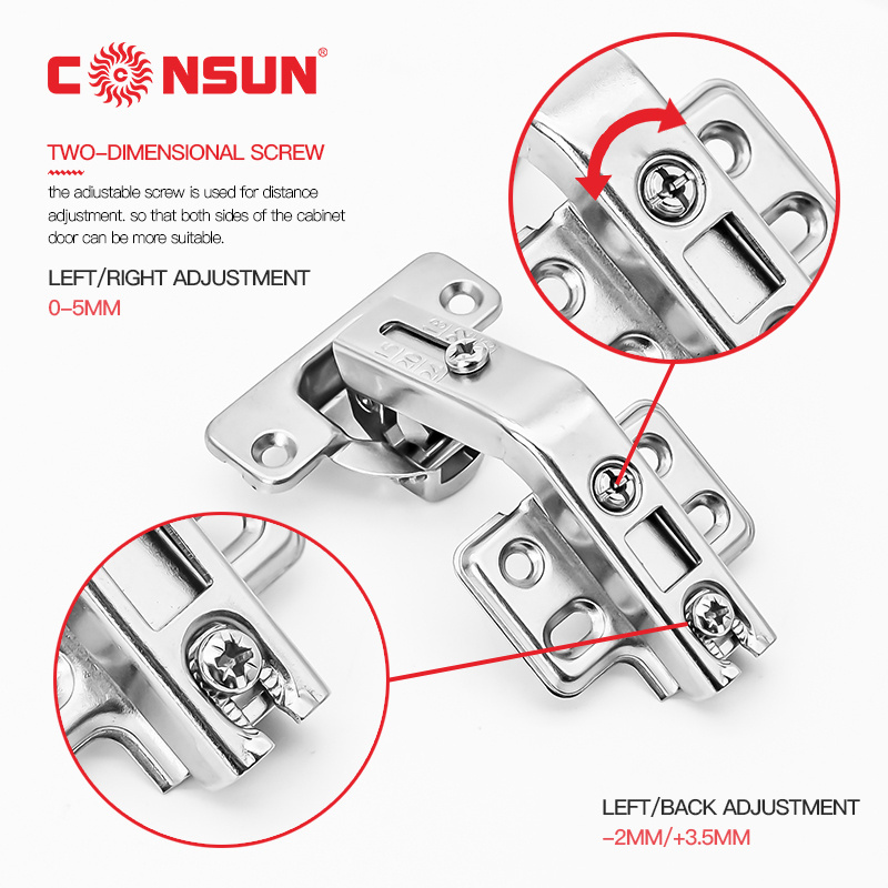 135 Degree special angle corner cabinet hinge steel material nickel plated with high quality