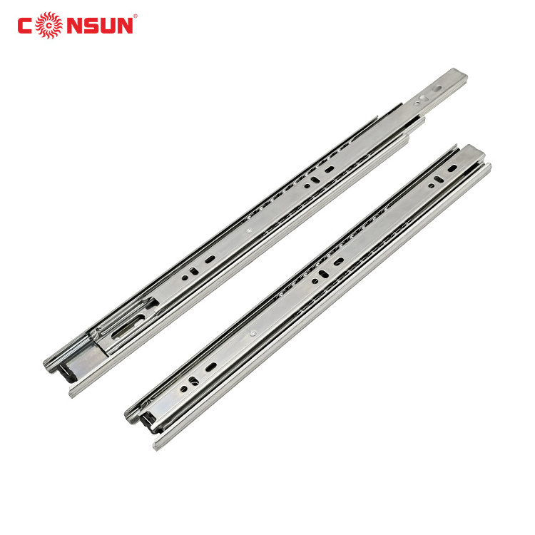 Stainless Steel Telescopic Channel Drawer Slide ball bearing slides